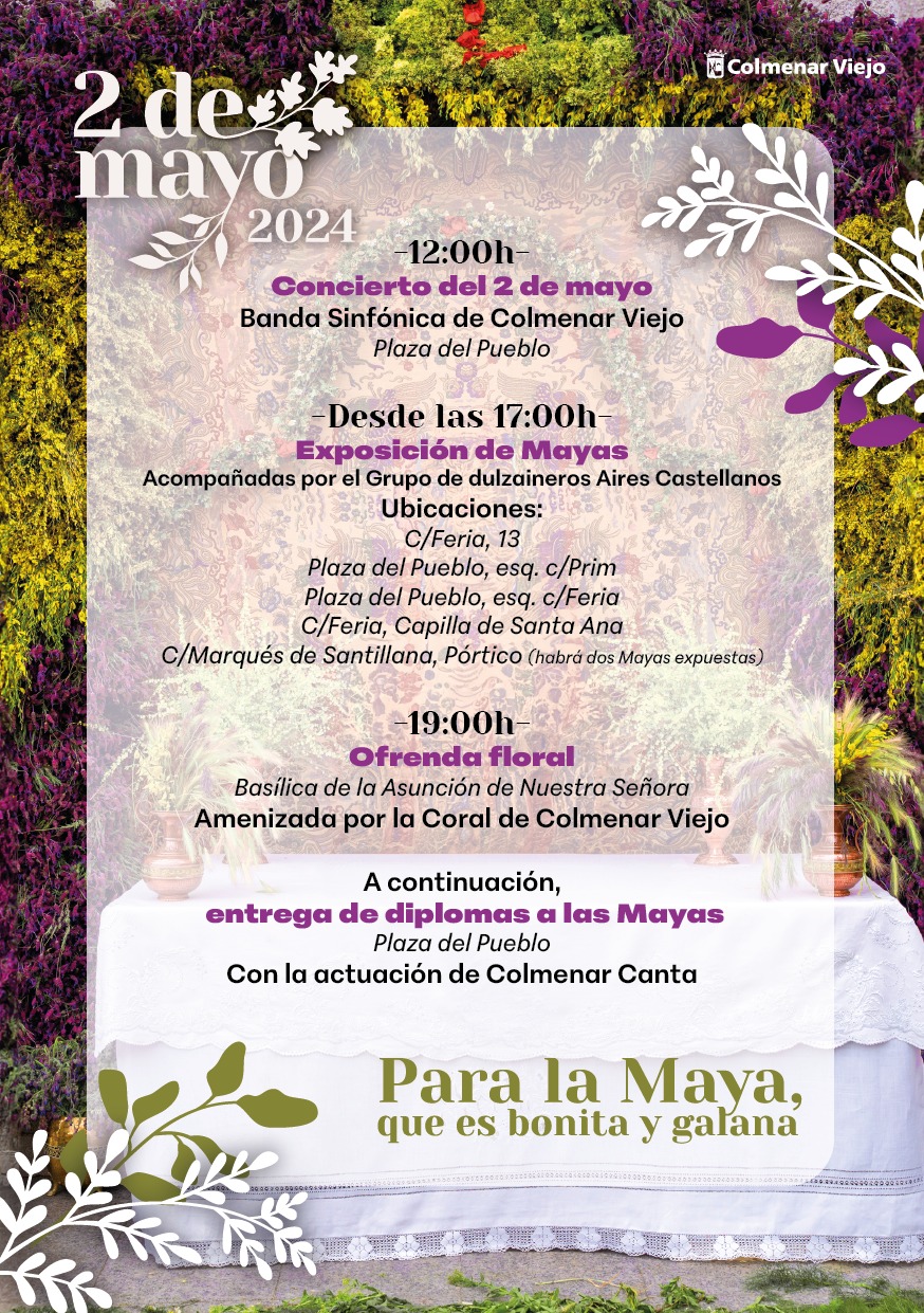 NdP. Colmenar Viejo celebra 2 mayo tradicional Fiesta La Maya 10