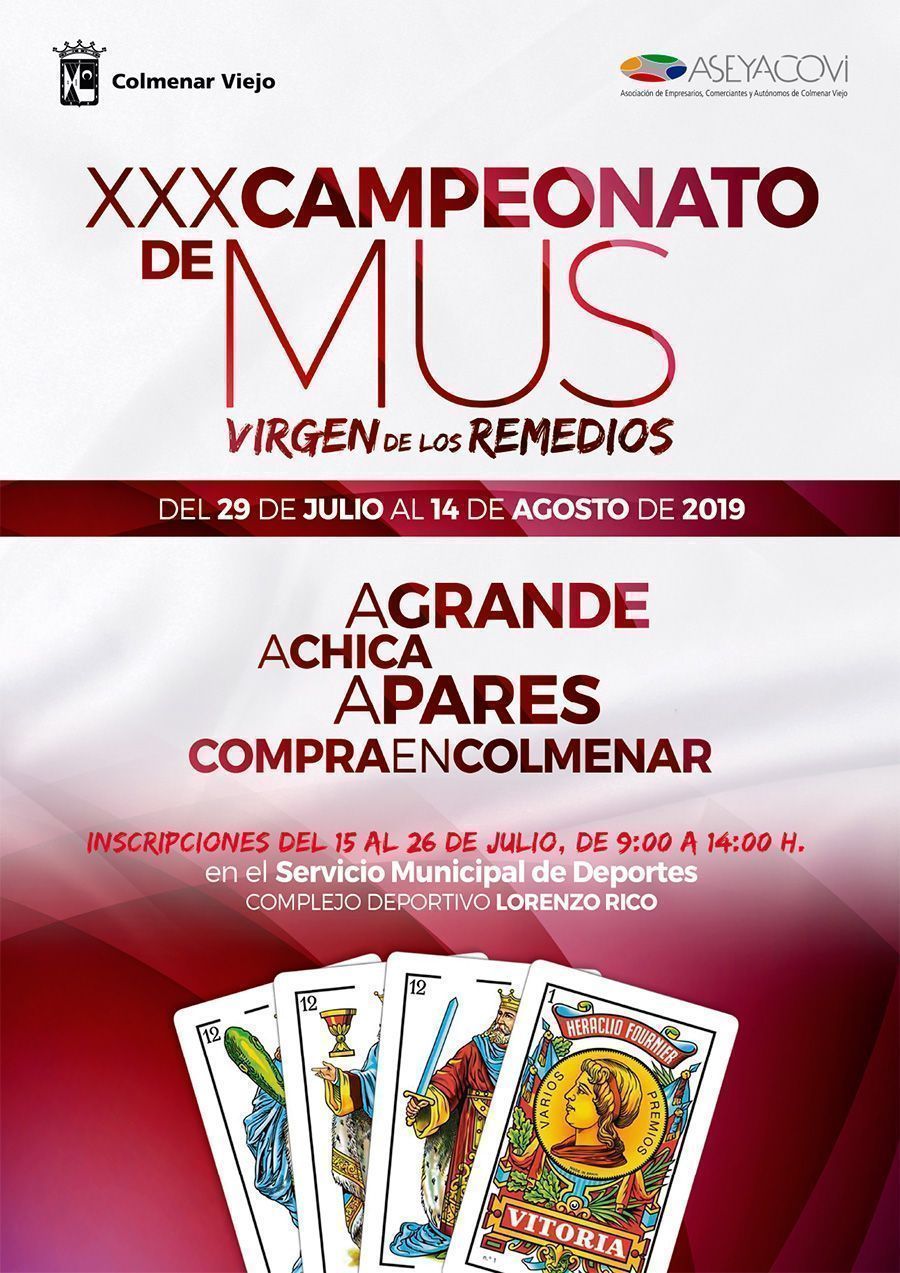 Campeonato MUS 2019 Cartel AytoColmenarViejo
