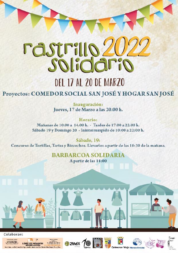 Cartel Rastrillo Solidario San José 2022