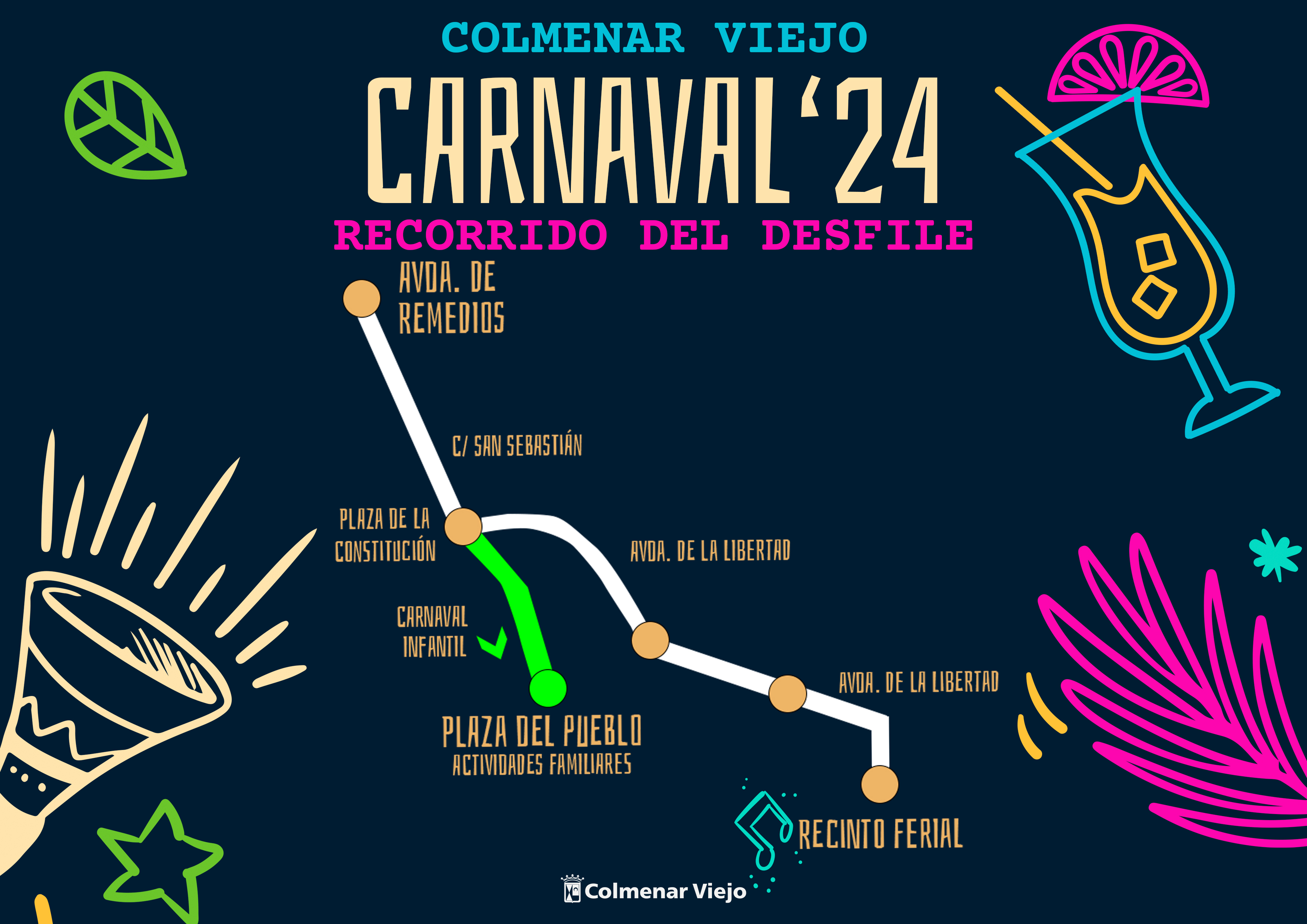 Carnaval 2024 Recorrido 1